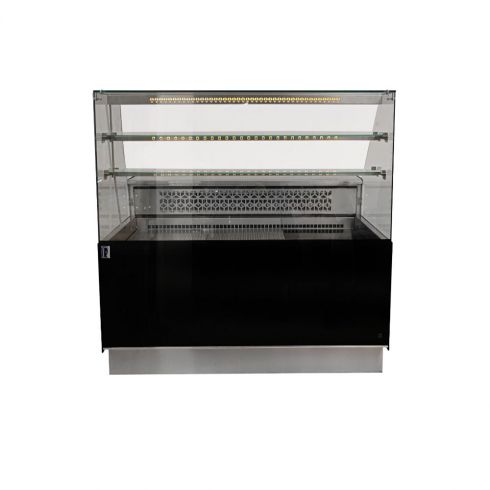 VITRINE REFRIGERE DIM S/R 148x100x134 Blanc et Noir