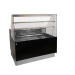 VITRINE REFRIGERE DIM S/R 148x100x134 Blanc et Noir