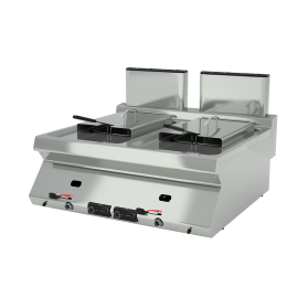 Friteuse gaz double bac