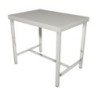 TABLE CENTRALE EN INOX