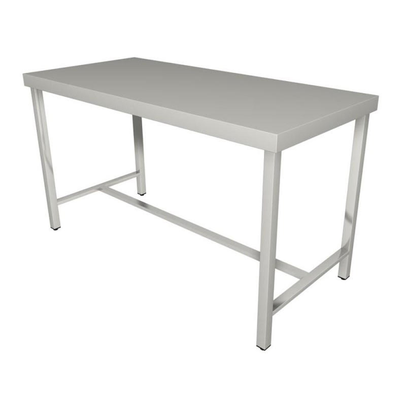 TABLE CENTRALE EN INOX