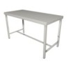 TABLE CENTRALE EN INOX