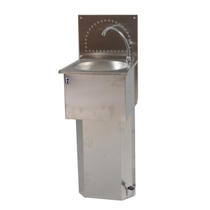 LAVE MAIN COMMANDE A PEDALE EN INOX