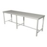 TABLE CENTRALE EN INOX