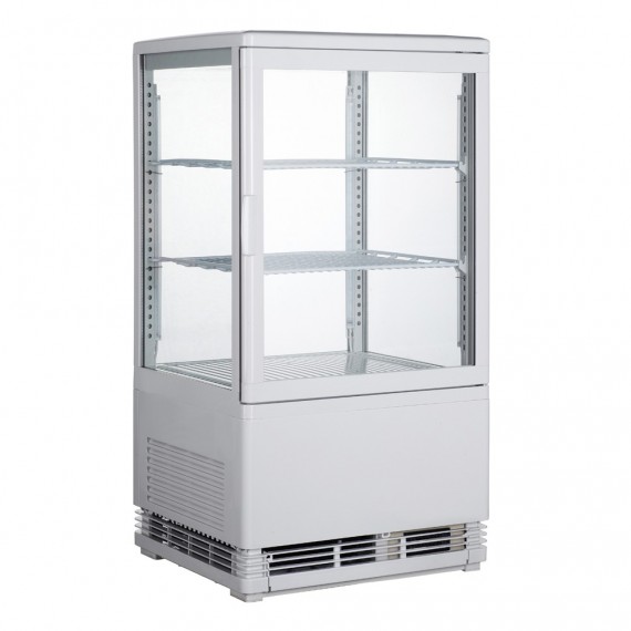 VITRINE MINI REFRIGEREE  58 L BLANC