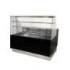 Vitrine réfrigérée professionnelle de 118 cm noir et blanc